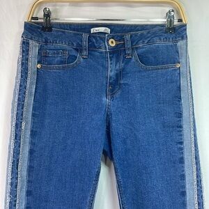 🧦 Dex two-tone sides, striped jeans, selvage edge